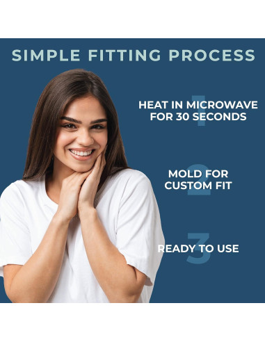 Protector Bucal Kloud - Ajuste Personalizado Menta, 2 Paquetes