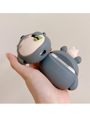 Funda de Silicona Kawaii para AirPods Pro 1/2 - Stitch