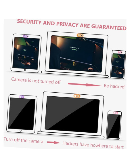 Cubierta de Webcam NUOBESTY 3 Piezas Protector de Privacidad