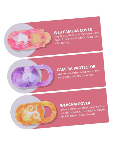 Cubierta de Webcam NUOBESTY 3 Piezas Protector de Privacidad