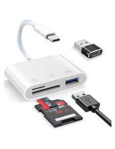 Lector de Tarjetas SD USB C ROÉKO A020 para iPhone 15/16