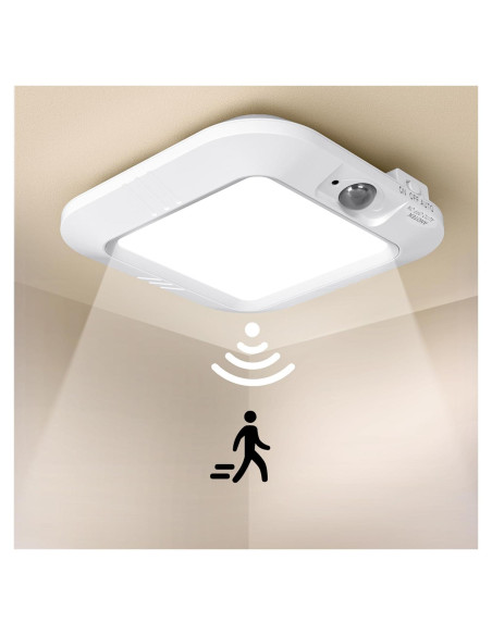 Luz de Techo con Sensor de Movimiento ANOTEK 6000K 180LM