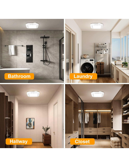 Luz de Techo con Sensor de Movimiento ANOTEK 6000K 180LM