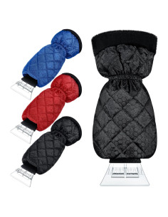 Raspadores de Hielo JaGely 4 Piezas con Guantes Impermeables