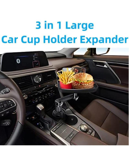 Soporte para Tazas de Automóvil Kelofam KLF23002 3 en 1 Ajustable