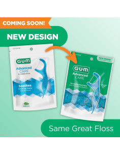 Hilos Dentales GUM Advanced Care con Vitamina E - 150 Unidades 2
