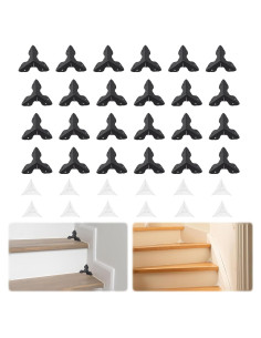 MOROBOR Protectores de Esquinas Internas para Escaleras 48pcs