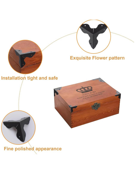 MOROBOR Protectores de Esquinas Internas para Escaleras 48pcs