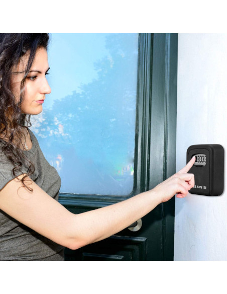 Caja de Llaves DELSWIN - Combinación 4 Dígitos Impermeable