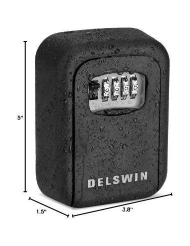 Caja de Llaves DELSWIN - Combinación 4 Dígitos Impermeable