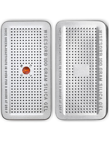 Canister Gel de Silica 100g Wisesorbent 3 Paquetes Reutilizables