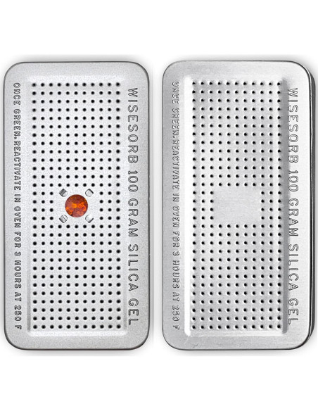 Canister Gel de Silica 100g Wisesorbent 3 Paquetes Reutilizables