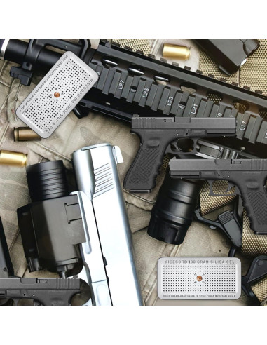 Canister Gel de Silica 100g Wisesorbent 3 Paquetes Reutilizables