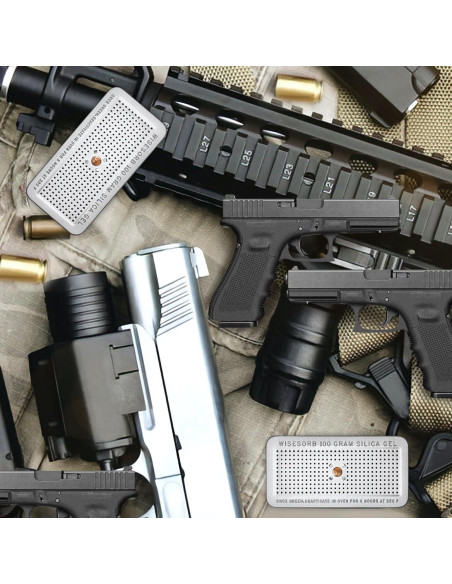 Canister Gel de Silica 100g Wisesorbent 3 Paquetes Reutilizables