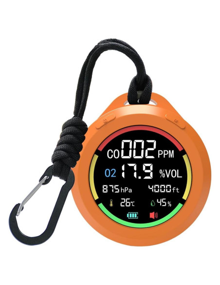 Medidor de Gas de Oxígeno Portátil Prodolita PT08CH 6-en-1