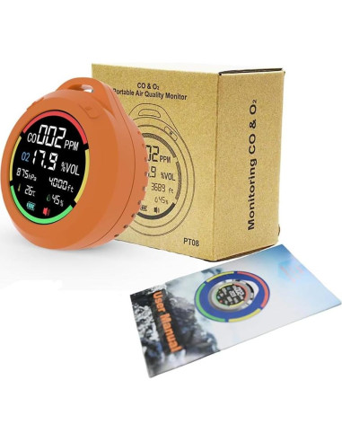 Medidor de Gas de Oxígeno Portátil Prodolita PT08CH 6-en-1