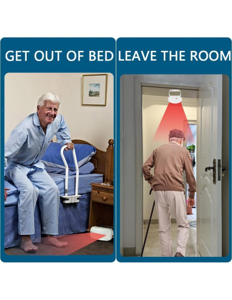 Alarma de cama Nesthao recargable para ancianos y demencia