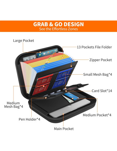 Caja de Documentos a Prueba de Fuego JUNDUN F87 39.37x29.21cm