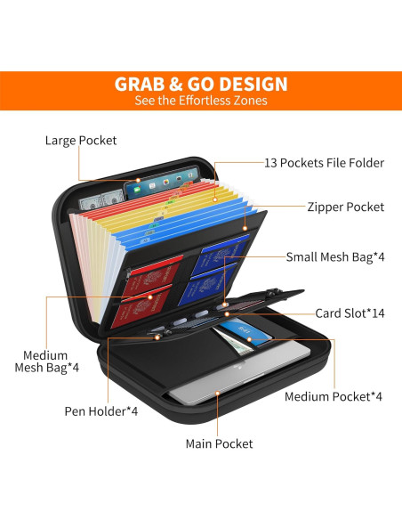 Caja de Documentos a Prueba de Fuego JUNDUN F87 39.37x29.21cm