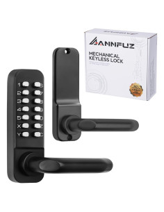 Cerradura de puerta mecánica sin llave ANNFUZ con teclado
