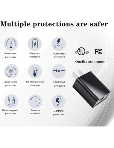 Cargador de Pared USB 5V 2A con Cable Tipo-C - Shenzhen XY-1304