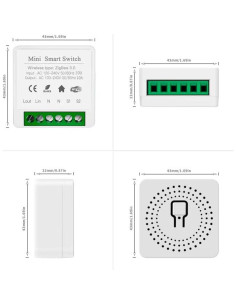 Interruptor Inteligente ZigBee 3.0 IHSENO con APP Tuya 2