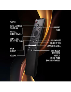 Control Remoto Universal Samsung Smart TV - Búsqueda por Voz, Acceso Rápido a Netflix y Prime Video 2