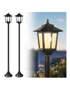 Lámpara Solar PASAMIC 63" (160 cm) 2Pack, Exterior IP44