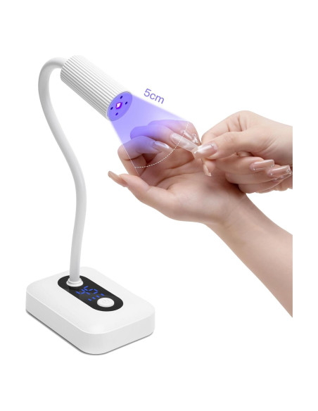 Lámpara de Uñas UV LED Madenia Inalámbrica 360 3 Temporizadores