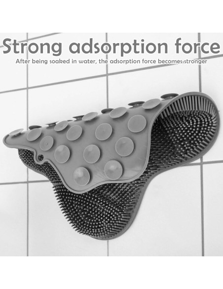 Alfombrilla de Exfoliación para Pies Silicona WOJVVK 29.5x27.4cm