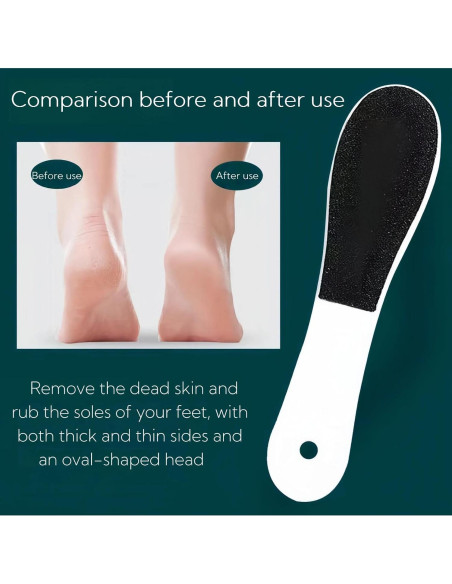 Paquete de 10 Limadoras de Pies Agirlvct - Exfoliantes Doble Cara