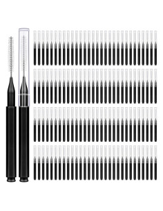 120 Cepillos Interdentales MAPVOLUT para Cuidado Oral Negro