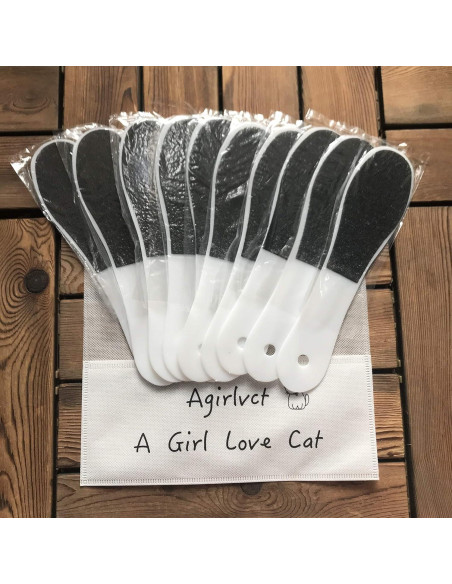 Paquete de 10 Limadoras de Pies Agirlvct - Exfoliantes Doble Cara