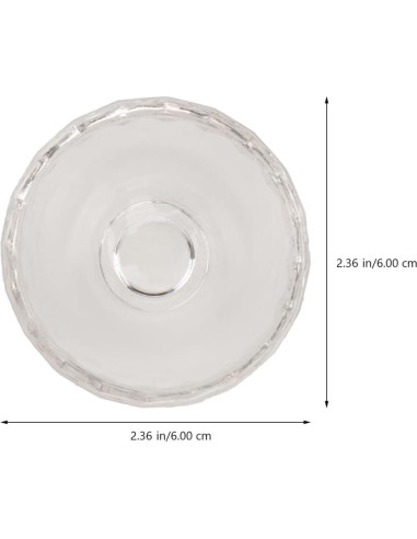 Juego de 4 Tazones de Mezcla de Cristal Healeved 1000ml