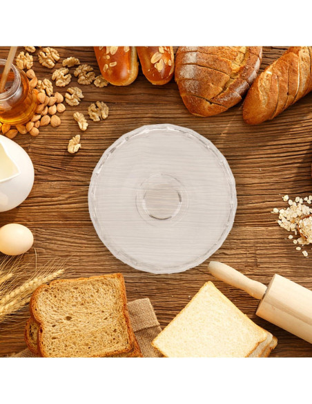 Juego de 4 Tazones de Mezcla de Cristal Healeved 1000ml