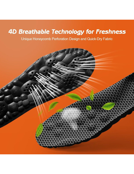 Plantillas Viscoelásticas Lennoos 4D para Mujeres - Soporte Arqueado