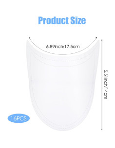 16 Estiradores de Zapatos Ajustables Xinjoduz - Transparente 2