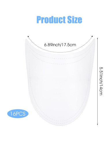 16 Estiradores de Zapatos Ajustables Xinjoduz - Transparente
