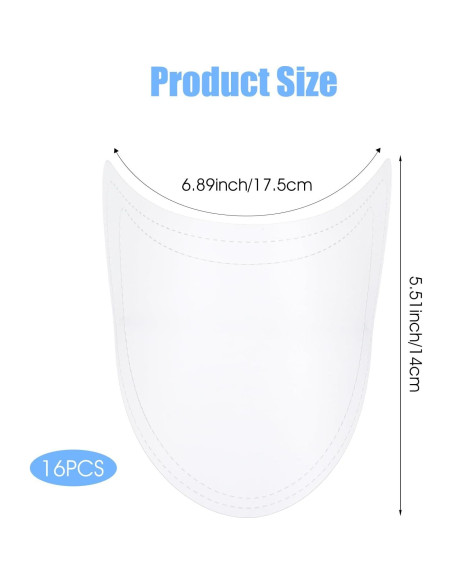 16 Estiradores de Zapatos Ajustables Xinjoduz - Transparente