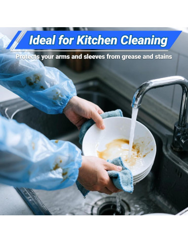 Mangas desechables RAINFLOW para brazos - 100 piezas impermeables