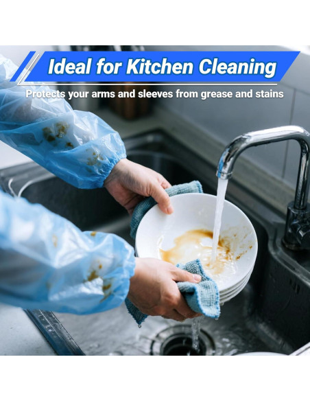 Mangas desechables RAINFLOW para brazos - 100 piezas impermeables