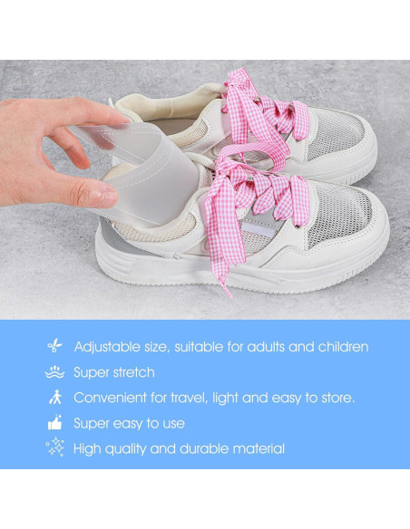 16 Estiradores de Zapatos Ajustables Xinjoduz - Transparente