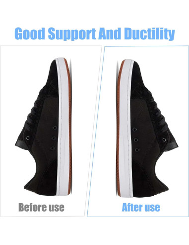 16 Estiradores de Zapatos Ajustables Xinjoduz - Transparente