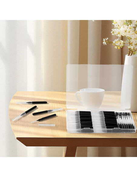 120 Cepillos Interdentales MAPVOLUT para Cuidado Oral Negro