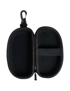 Funda Dura para Gafas de Natación Arena, Todo Negro, Unisex 2
