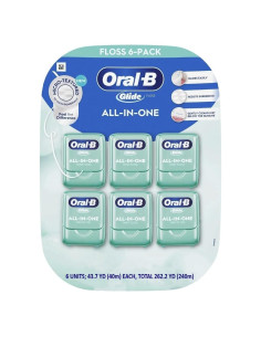 Hilo Dental Glide Crest Menta 40m - 6 Paquetes