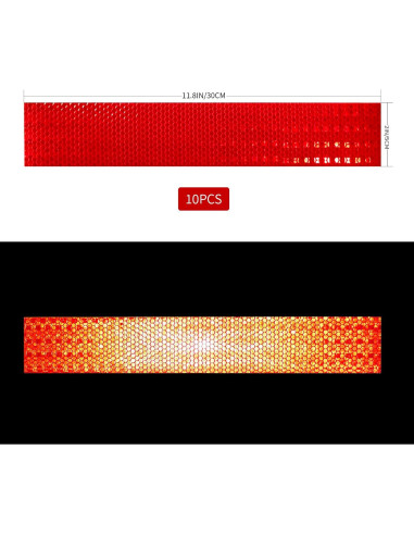 Cinta Reflectante Flexible Dodgelav 5cm x 30cm - 10 Pcs