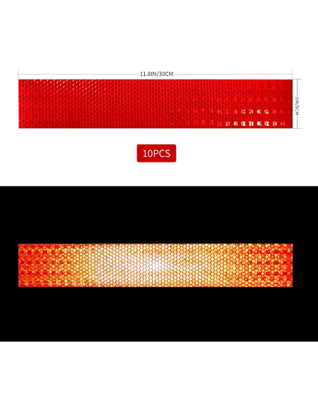 Cinta Reflectante Flexible Dodgelav 5cm x 30cm - 10 Pcs