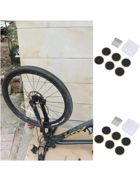 Kit de Parche Autoadhesivo para Neumáticos de Bicicleta YiXjiuBP