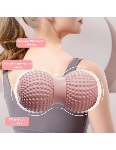 Pelota de Masaje Cacahuate Huoflame para Alivio Muscular